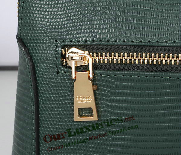 2014 Prada Lizard Leather Clutch 86032 darkgreen for sale - Click Image to Close